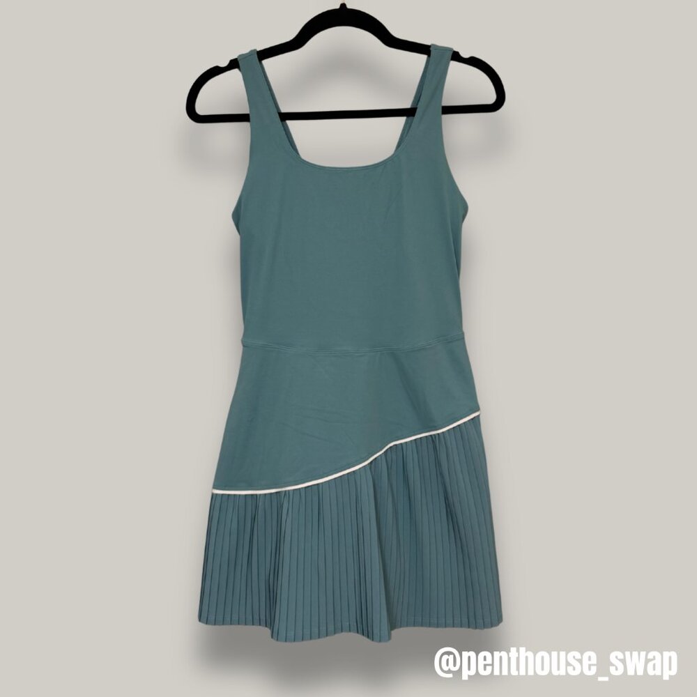Teal Tennis Athletic Romper, Size S